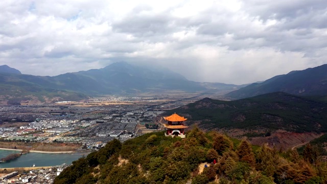 航拍丽江玉龙雪山4k视频视频素材