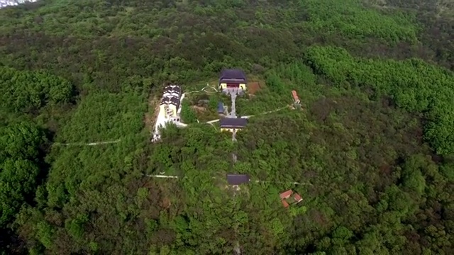 航拍盱眙天泉湖旅游度假区4k视频视频素材