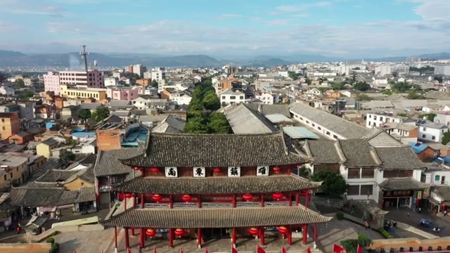 建水古城朝阳楼视频素材