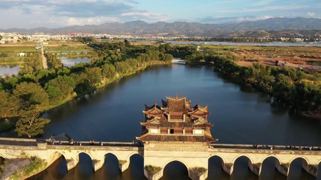 建水十七孔桥视频素材