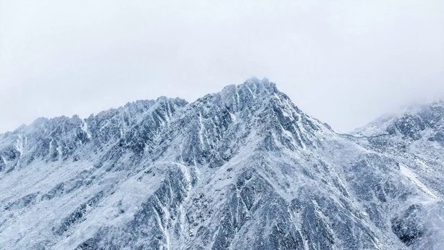 中国四川四姑娘山延时视频素材