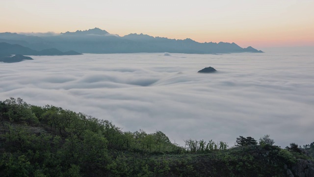 平流雾云海视频素材