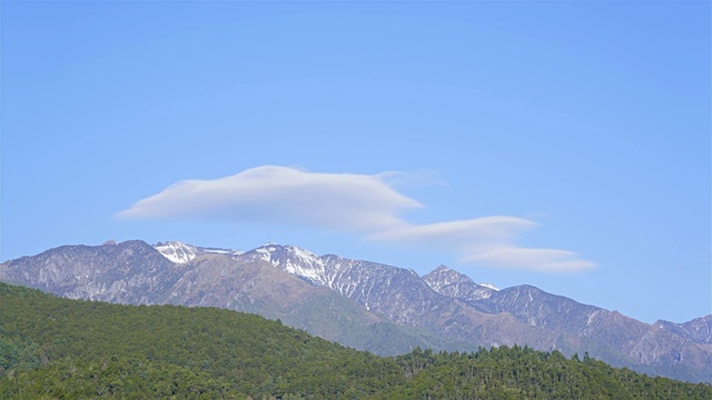 4k延时苍山 蓝天白云视频素材