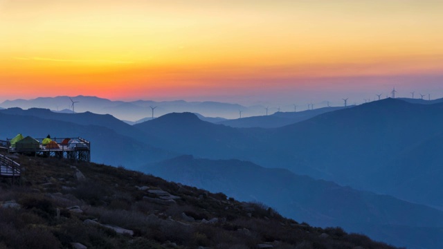 高山日出风光延时影片视频素材