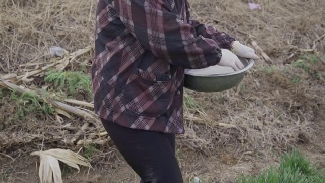 春天农田干农活视频素材