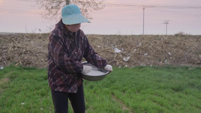 春天农田干农活视频素材