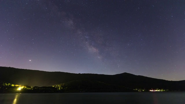 溧阳瓦屋山银河视频素材