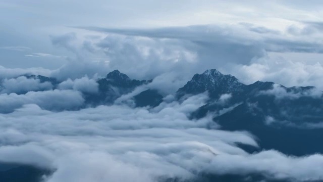 雪山云海视频素材