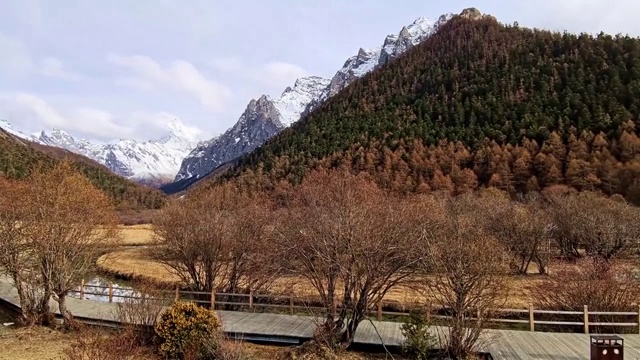 四川稻城亚丁景区视频素材