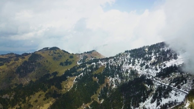 神农架高山盘山路视频素材