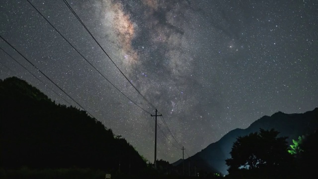 银河延时视频素材