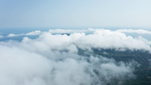 深圳东西涌上空的云海视频素材