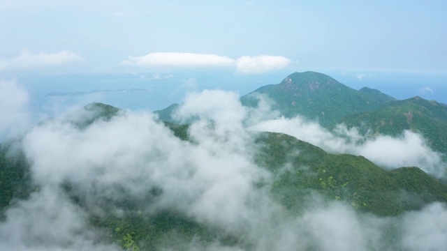 航拍七娘山大雁顶云海视频下载