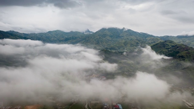 航拍福建田园风光视频素材