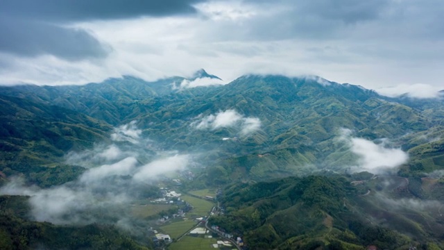 航拍福建田园风光视频素材