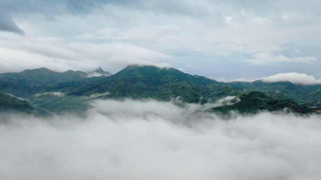 航拍福建田园风光视频素材