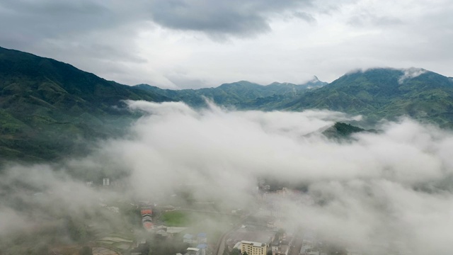 航拍福建田园风光视频素材