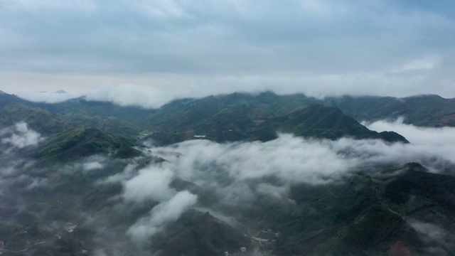 航拍福建田园风光视频素材