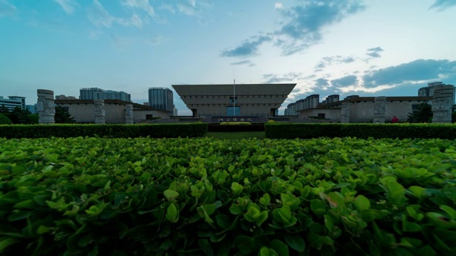 太原市山西博物院移动延时视频素材