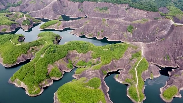 湖南郴州高椅岭丹霞地貌视频素材