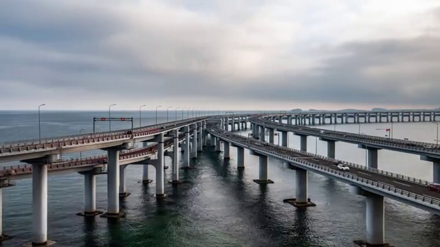 中国辽宁大连星海湾视频素材