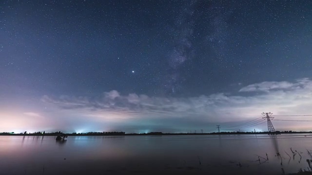 6k星空银河延时视频素材