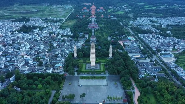 崇圣寺三塔视频素材