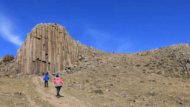 内蒙古太仆寺旗石条山视频素材