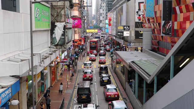 中国香港旺角视频素材