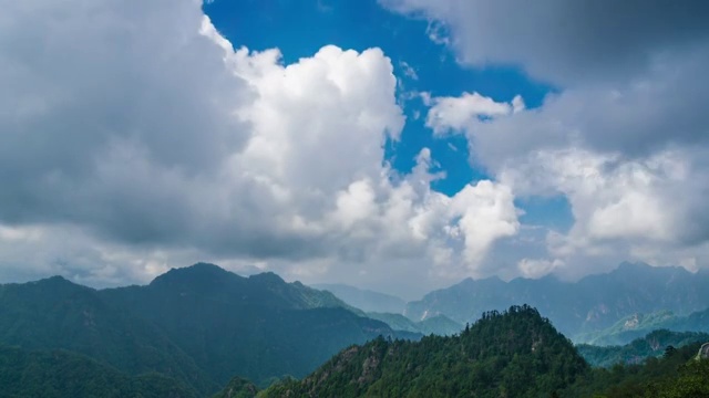 太白山风景视频素材