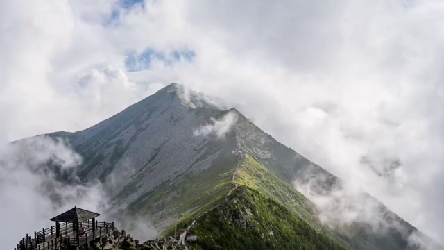 太白山风景视频素材