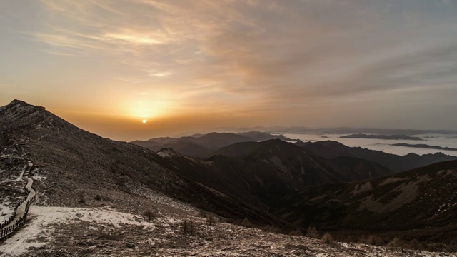 太白山风景视频素材