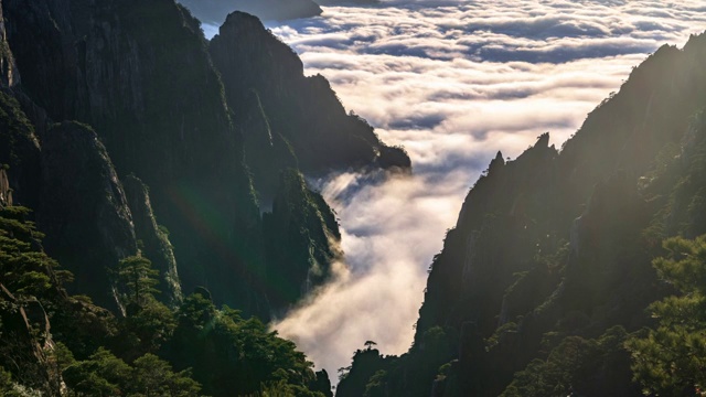 安徽黄山云海视频素材