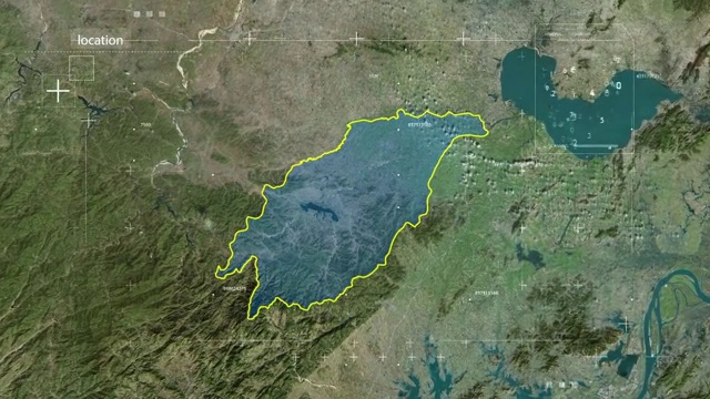 舒城县 舒城 舒城县地图 地球俯冲定位   宣传片   坐标视频素材