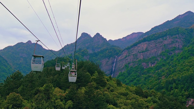 庐山索道视频素材