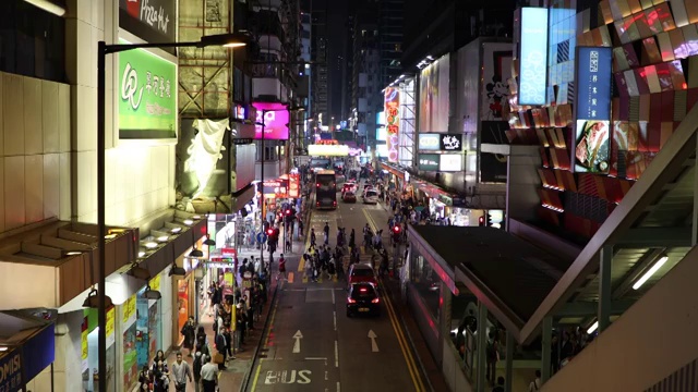 香港旺角视频素材