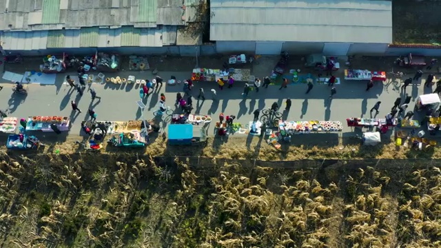 吉林集安乡村集市视频下载