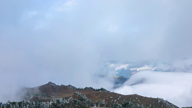 华尖山山顶视频素材