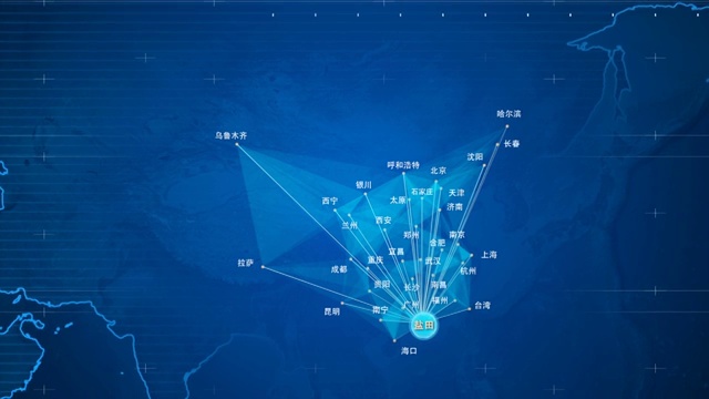 深圳辐射到中国全球全世界视频素材