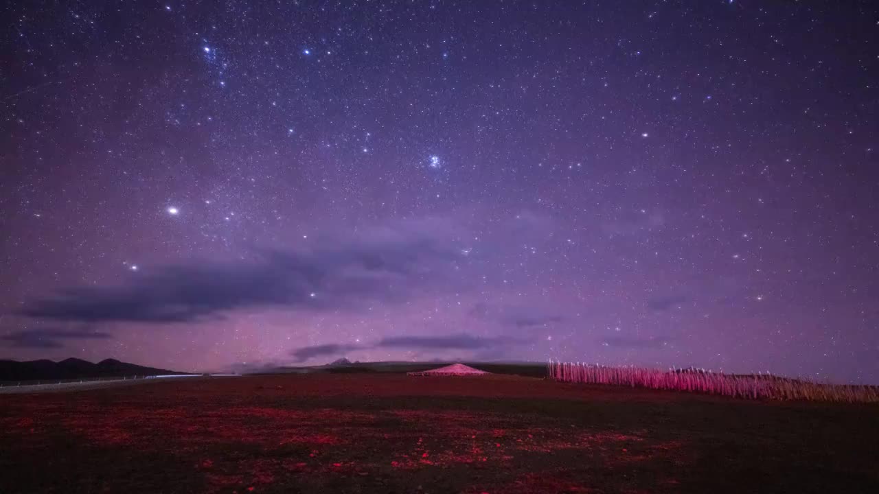 双子座流星雨视频素材