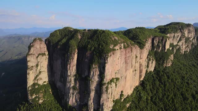 航拍浙江仙居景星岩景区视频素材