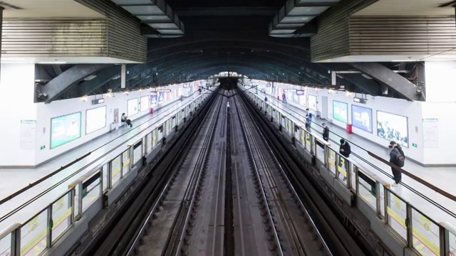 广州地铁站延时视频素材