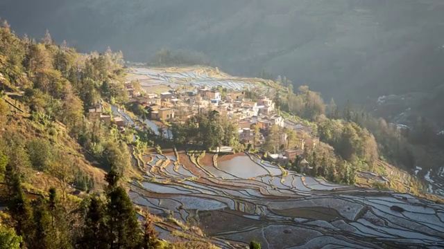 元阳黄草岭延时视频视频素材