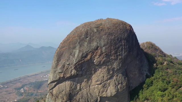 广东德庆县石风光视频素材