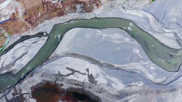 云南香格里拉虎跳峡景区航拍视频素材