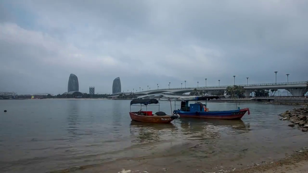 海花岛阴天转晴天视频下载