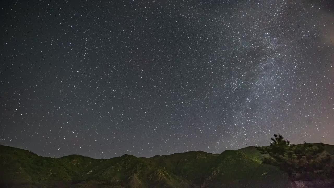 108国道银河星空延时-4k25p视频素材