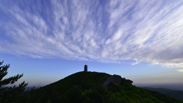 蜂蜜山早晨视频素材