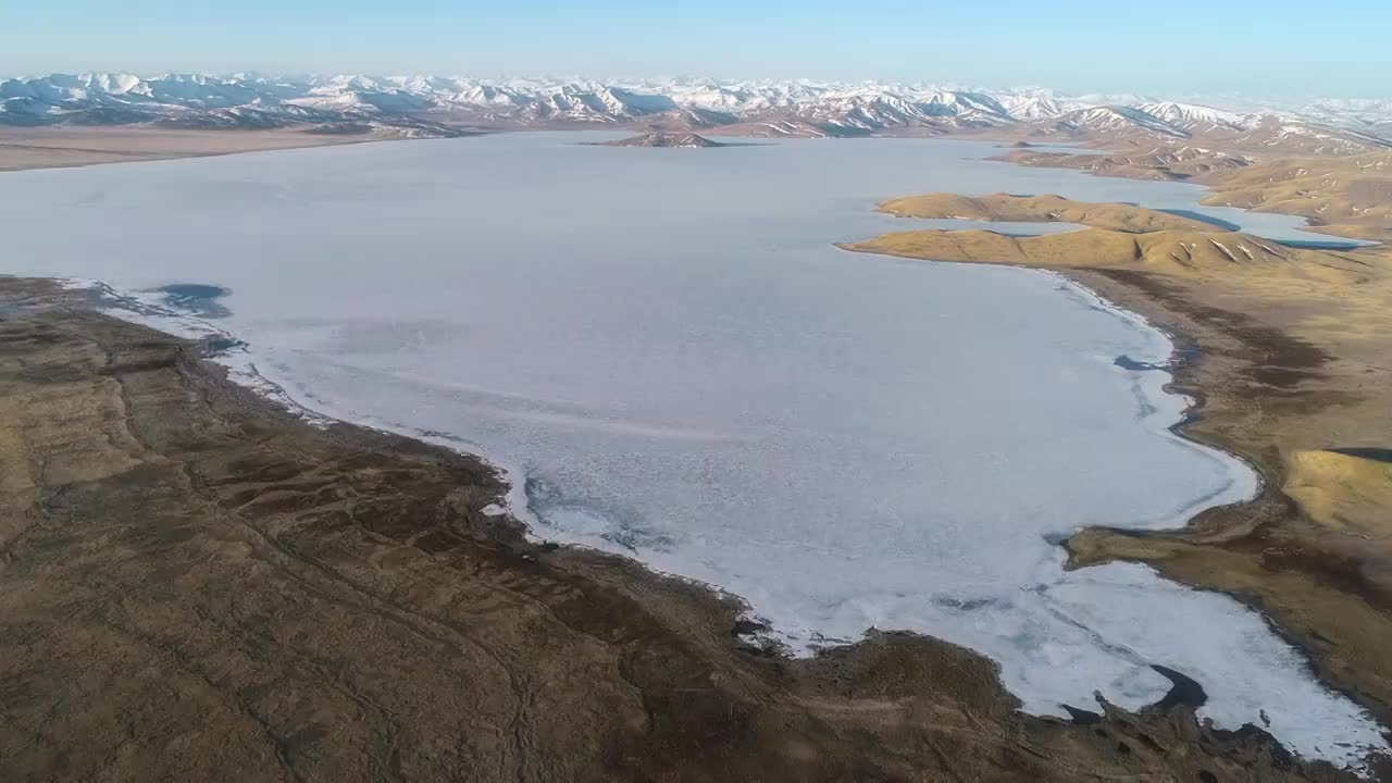 青海果洛玛多湿地风光视频素材