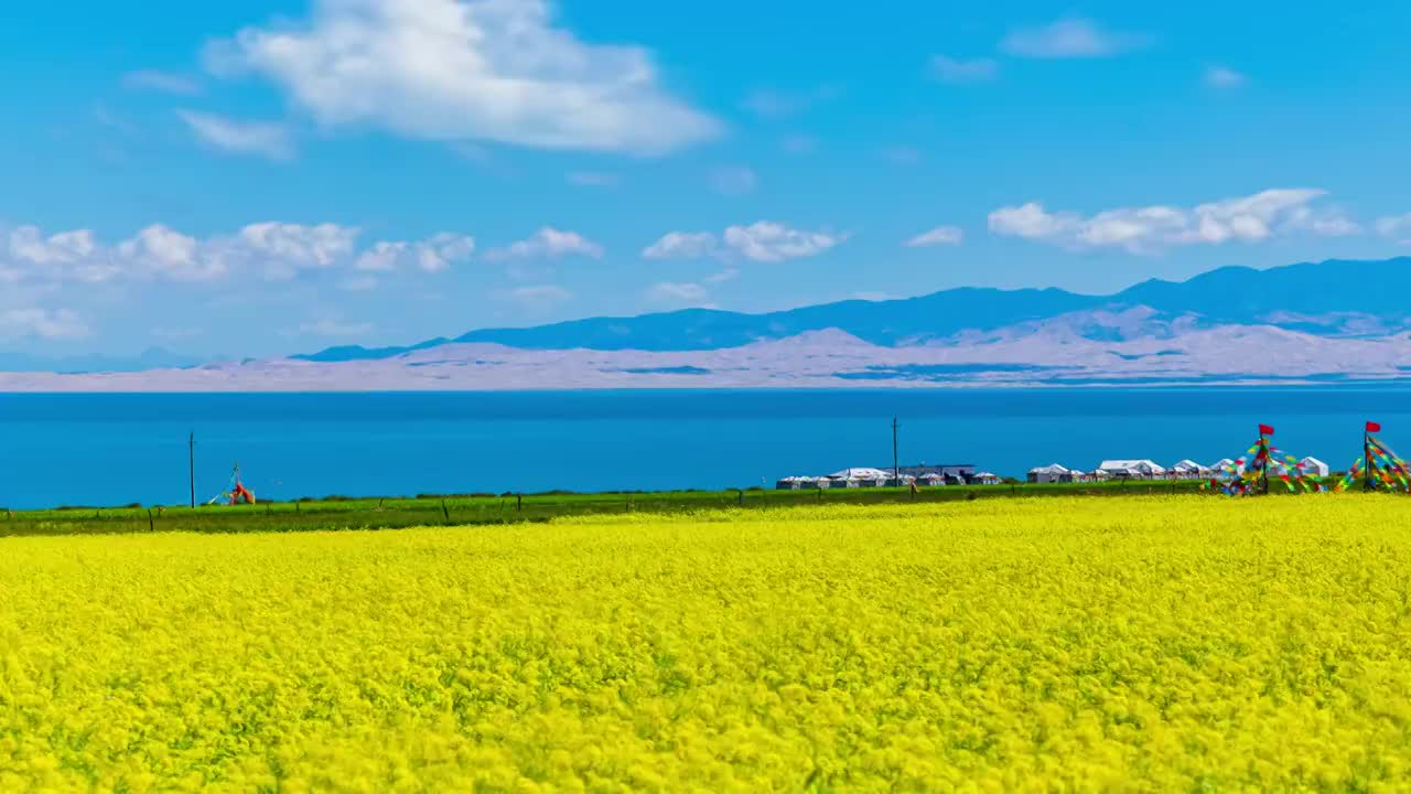 青海湖视频素材